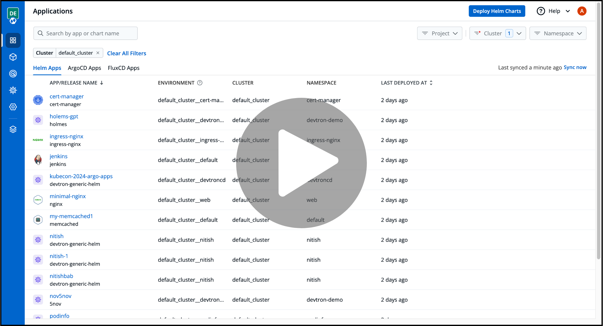 Kubernetes Dashboard by Devtron